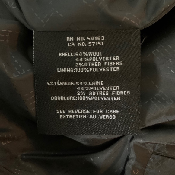 Cole Haan Wool Blend Coat NWT Black Sz 8 - Picture 9 of 9